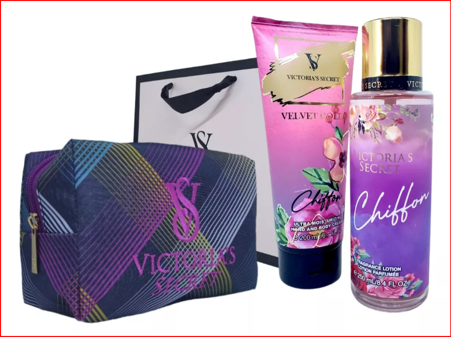 Kit Splash + Crema+ Cosmetiquera+ Bolsa Contramarcada Victoria´s Secret